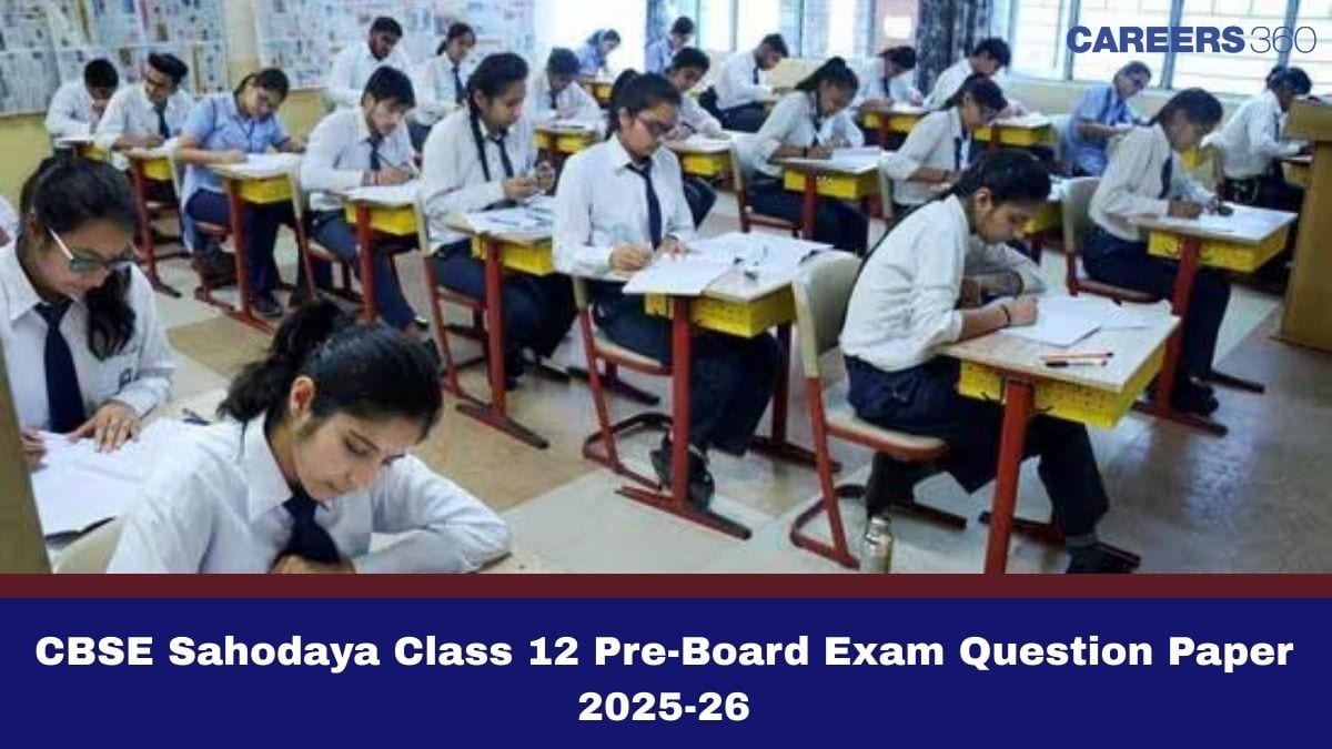 CBSE Sahodaya Class 12 Pre-Board Question Paper 2025-26: Download Answer Key & Solution PDF